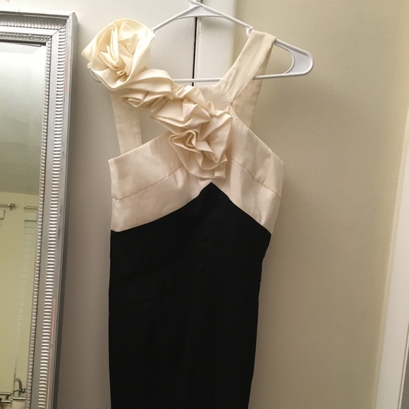 Jessica McClintock Balck White Dress - Picture 2 of 4